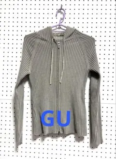 GU リブニットパーカー　Sサイズ