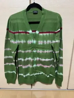 DIESEL カーディガン グリーン タイダイのサムネイル