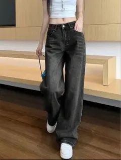 SHEIN デニム ブラック