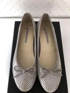 COULEURVAREクロールバリエ バレエシューズ　シルバー