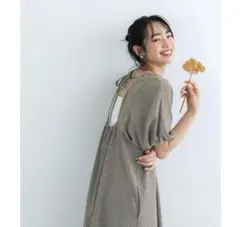 coca コカ　チェックワンピース　ロング