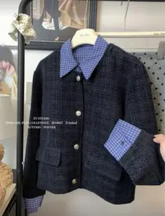 SHEIN 2WAY ツイードジャケット