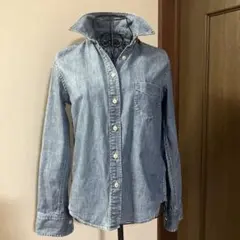 UNIQLO ユニクロデニムブルー シャツ