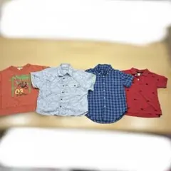 半袖シャツ 半袖Tシャツ　４枚セット100