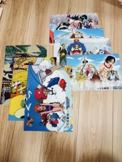 期間限定　ワンピース クリアファイル、下敷きセット　 A4サイズ