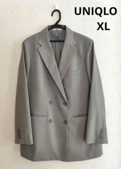 【UNIQLO C】ユニクロ 感動ダブルジャケット リラックスフィット XL