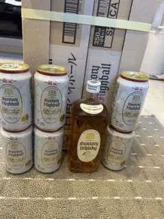 【激安完売品セット！】サントリー白角　ボトル　ハイボール缶　大人気レアセット！のサムネイル