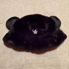 【美品】ミッキー バケットハット バケハ 黒 ブラック 58cm