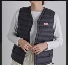 DANTON ダントンのインナーダウンベスト　送料無料　ネイビー　36男女兼用