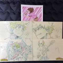 《非売品・美品》ヒロアカアニメ原画ポストカードセット◇アニメイトフェア特典