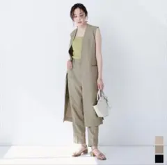 【良品】ur’s リンネライクロングジレ