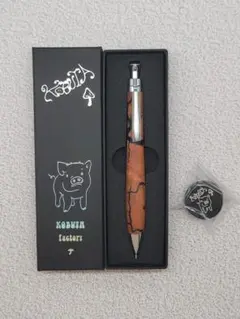 新品　こぶた工房　フラクタルバーニングウッドケヤキ　シャープペンシル0.5のサムネイル