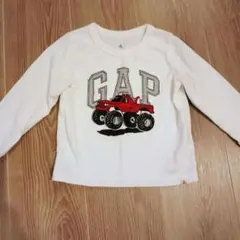 GAP トラックプリント 長袖Tシャツ