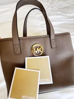 MICHAEL KORS ハンドバッグ グレージュ