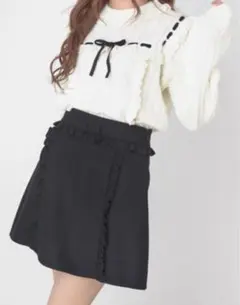 Ank Rouge FrillFrill スカート ブラック