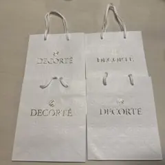 DECORTÉ ショップ袋 中型 4枚セット