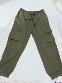 カーゴパンツ オリーブ 4ポケット