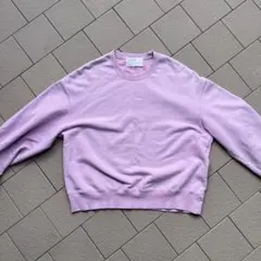 古着 短丈スウェット ボックスシルエット