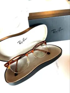 Ray-Ban ブラウンフレーム メガネ ケース付き