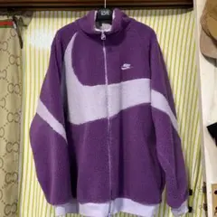 Nike ビッグスウォッシュ ボアジャケット 3XL 紫