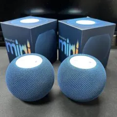 Apple HomePod mini ブルー 2台セット MJ2C3J/Aのサムネイル