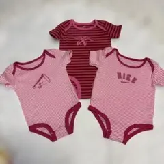 Nike ナイキ ベビーロンパース ３枚セット 0-3Ｍのサムネイル