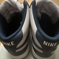 NIKE ネイビー グレー ハイカットスニーカー