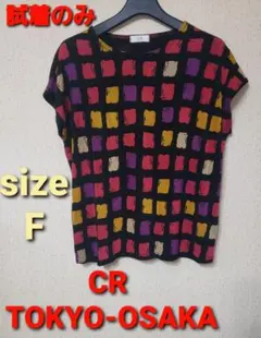 試着のみ♡CR TOKYO-OSAKA カラフル半袖Tシャツ カットソー レトロのサムネイル