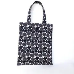 ミニトートバック　ミニブーケ柄　北欧風柄