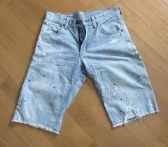 Levi's 503 ダメージハーフパンツ　ショートパンツ　30インチ