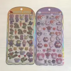 【国内正規品】コットンパフィシール ズートピア ベイマックス 2種セット