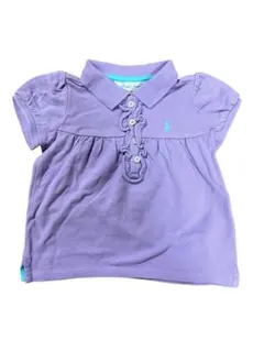 Ralph Lauren 12M パープル ポロシャツ