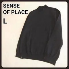センスオブプレイス　ニット　L　メンズ