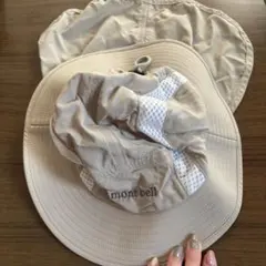 mont-bell キッズハット ベージュ
