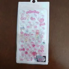 3Dステッカーセット　キティちゃん