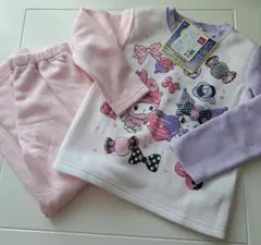 新品　サンリオ　マイメロディ　クロミ　蓄光　光るパジャマ　120 起毛　秋冬