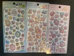 正規品　プチドロップステッカー　プチドロ　たまごっち　星のカービィ　3点セット