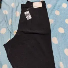 UNIQLO レディース ストライプパンツ L ブラック