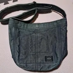 PORTER ショルダーバッグ ダークグレー　廃盤品　デニム