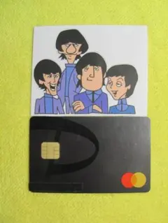 現品限り 7.5cm 漫画 ビートルズ ステッカー The Beatles