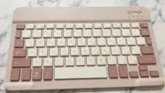 薄型ワイヤレスキーボード ピンク 日本語配列 本体