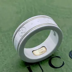 GUCCI インターロッキング　リング　指輪　アイコンリング　9号　K18 白のサムネイル