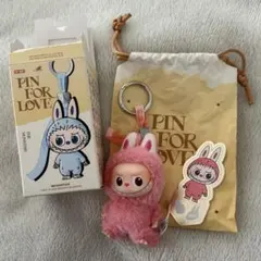 正規品ラブブ PIN FOR LOVE シークレット　イニシャル　♡ ハート