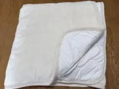 ブランド不明　敷布団カバー　ホワイト　シングル　モコモコ