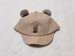 モリノリンクル クマ耳付きキャップ 50～52cm