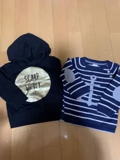 セーター　パーカー　80センチ　男の子　セット