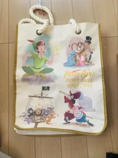 ピーターパン トートバッグ　チャーム付き