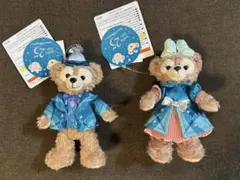 ダッフィー＆シェリーメイ ぬいぐるみバッジ ビューティフルレイニー