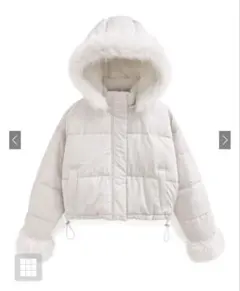 GRL マルチWayフード付きファーダウンジャケット　[kd81]