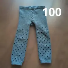 UNIQLO　ドット柄 レギンス グレー
